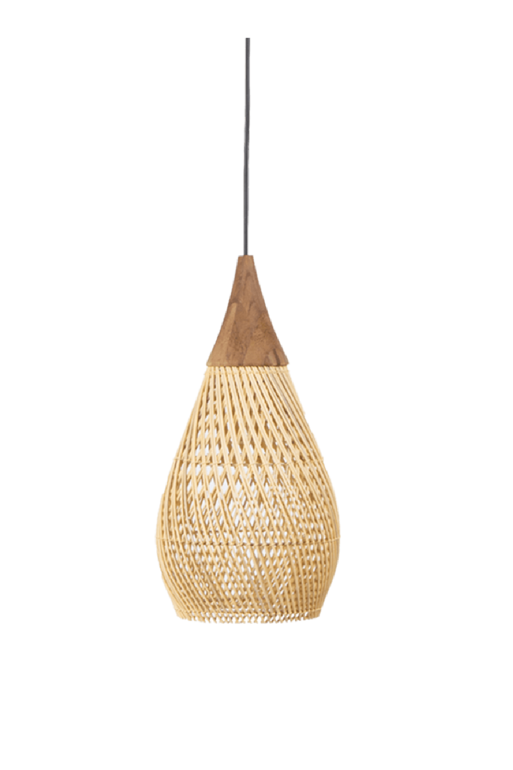 Rustic Natural Rattan Hanging Lamp | dBodhi Horn