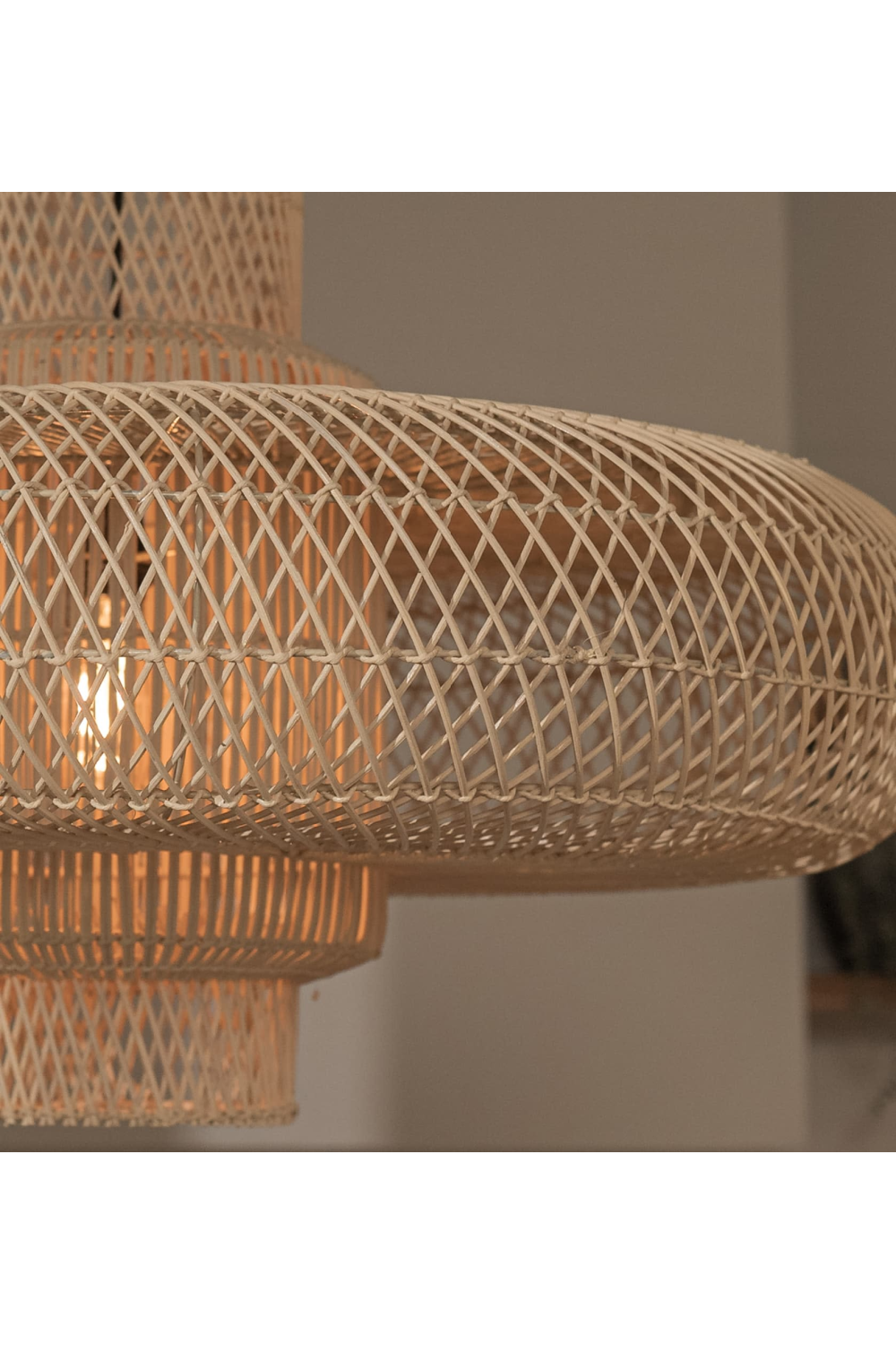 Natural Rattan Modern Lampshade | dBodhi Organo | OROA.com