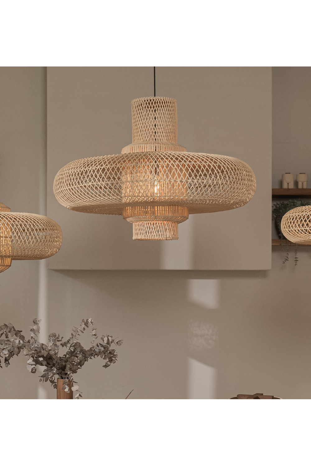 Natural Rattan Modern Lampshade | dBodhi Organo | OROA.com