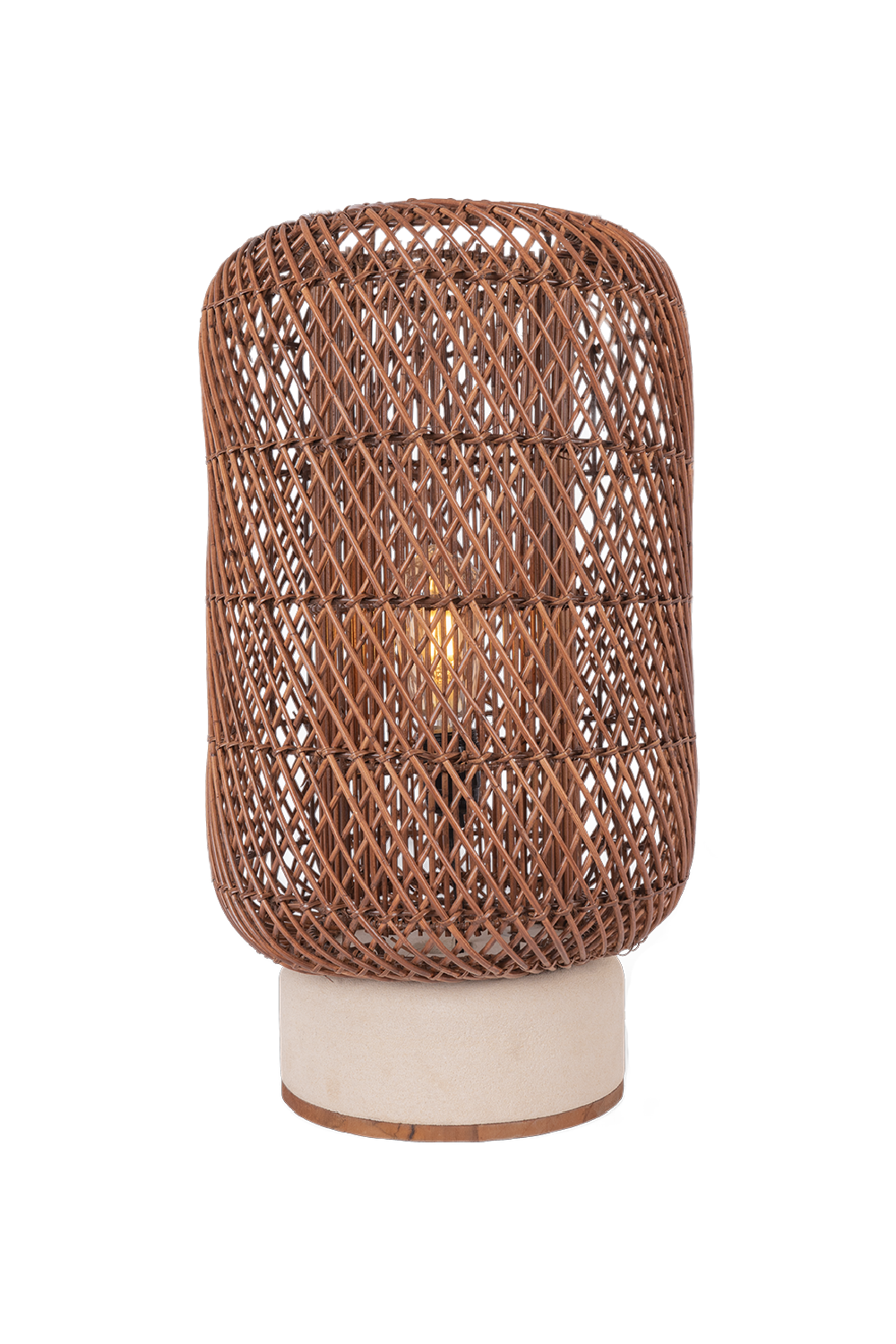 Brown Rattan Table Lamp | dBodhi Palma | OROA.com