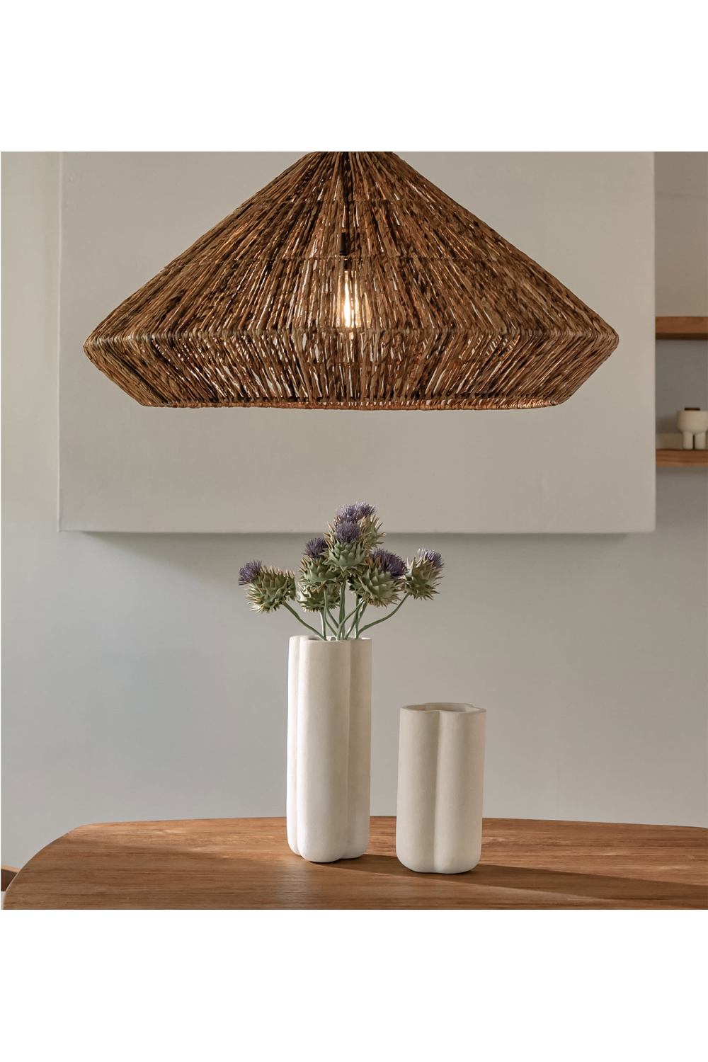 Abaca Conical Hanging Lamp | dBodhi Paragon | OROA.com