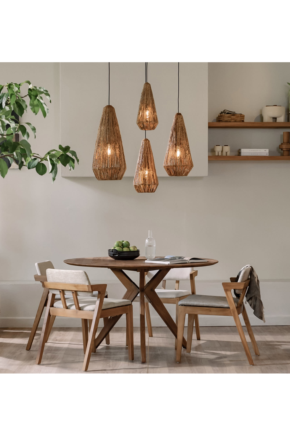 Woven Abaca Hanging Lamp | dBodhi Ruby | OROA.com