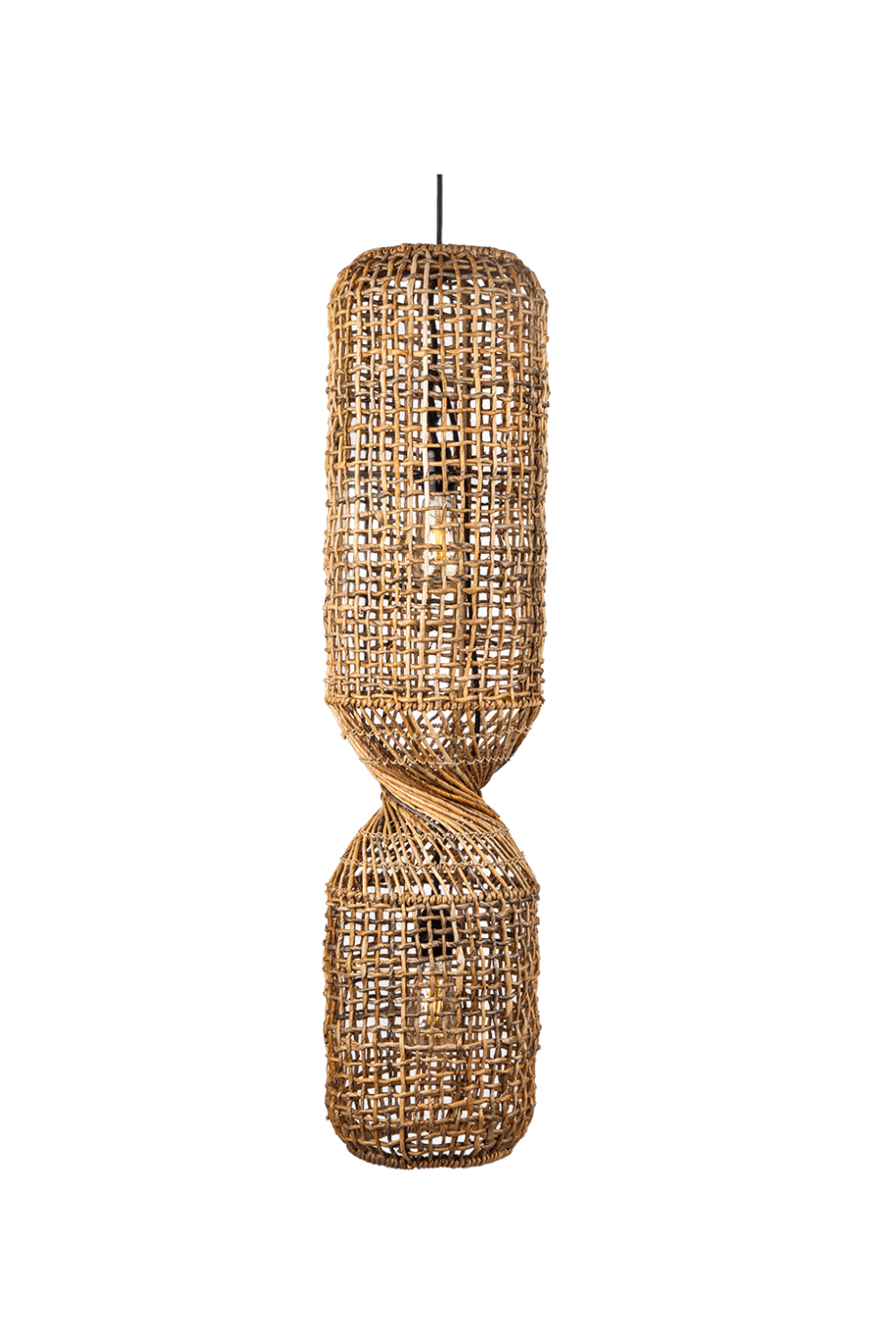 Abaca Rustic Hanging Lamp | dBodhi Twister Koi | OROA.com