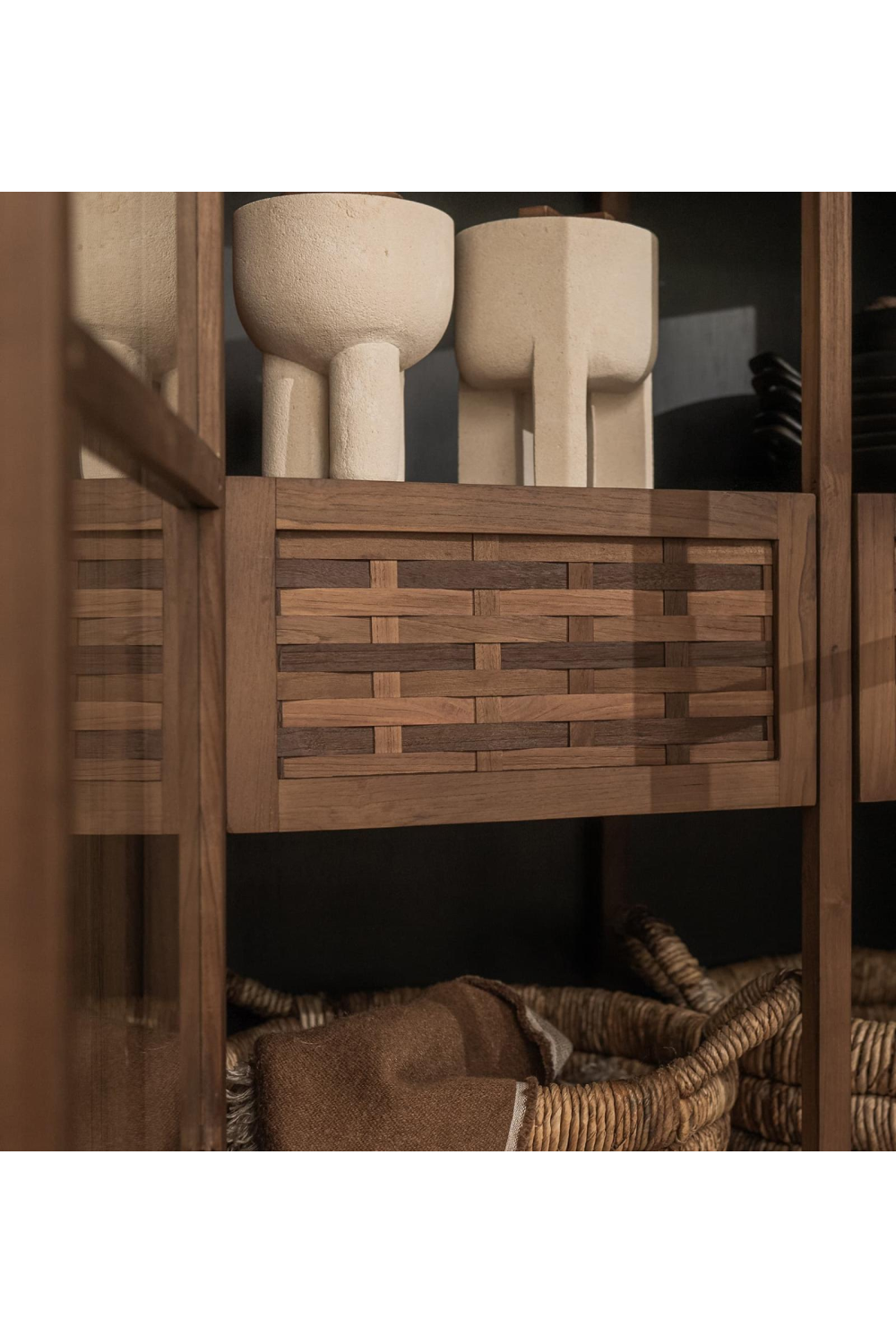 Scandi Teak Display Cabinet | dBodhi Motion | OROA.com