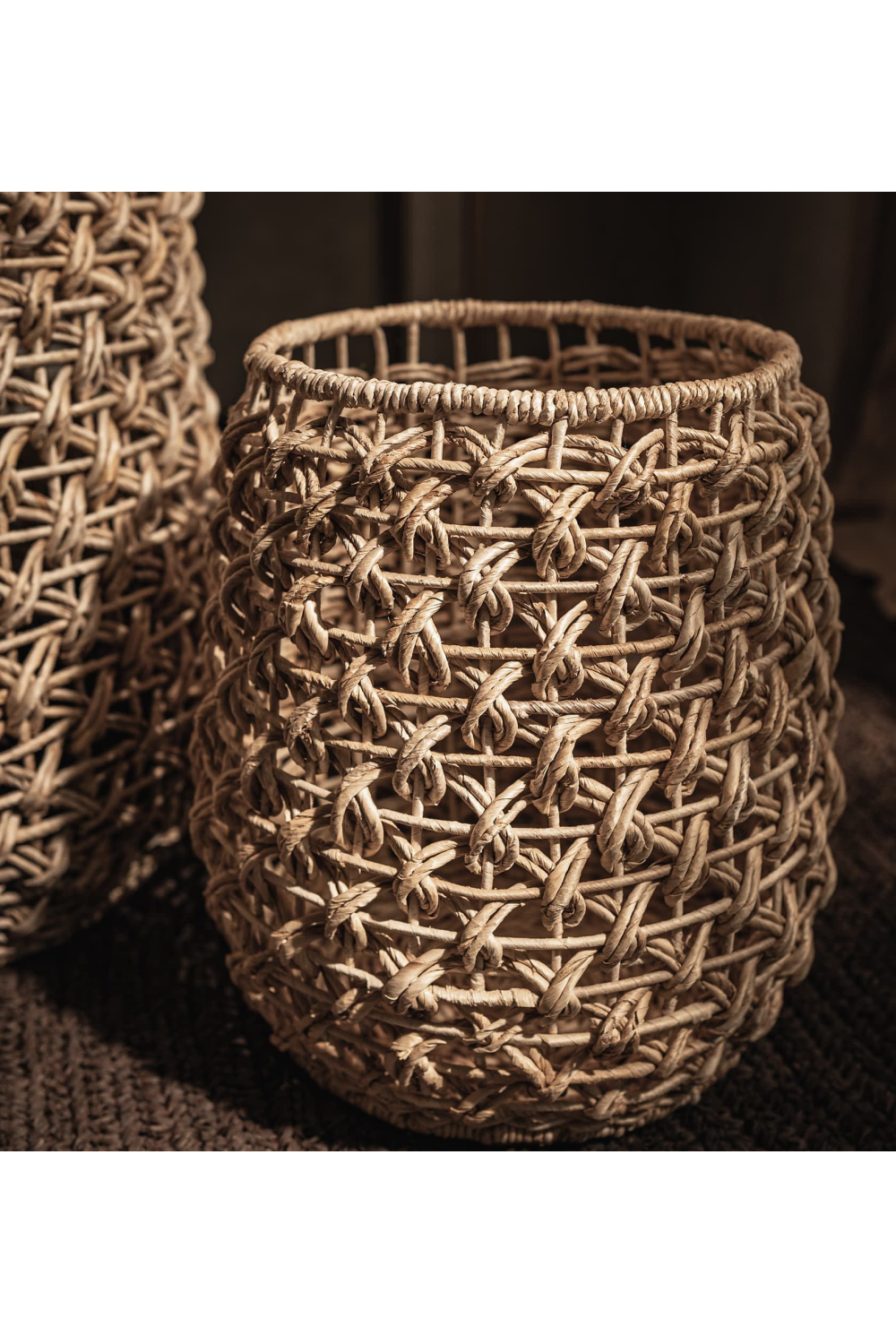 Round Woven Abaca Basket Set (2) | dBodhi Sindoro | OROA.com