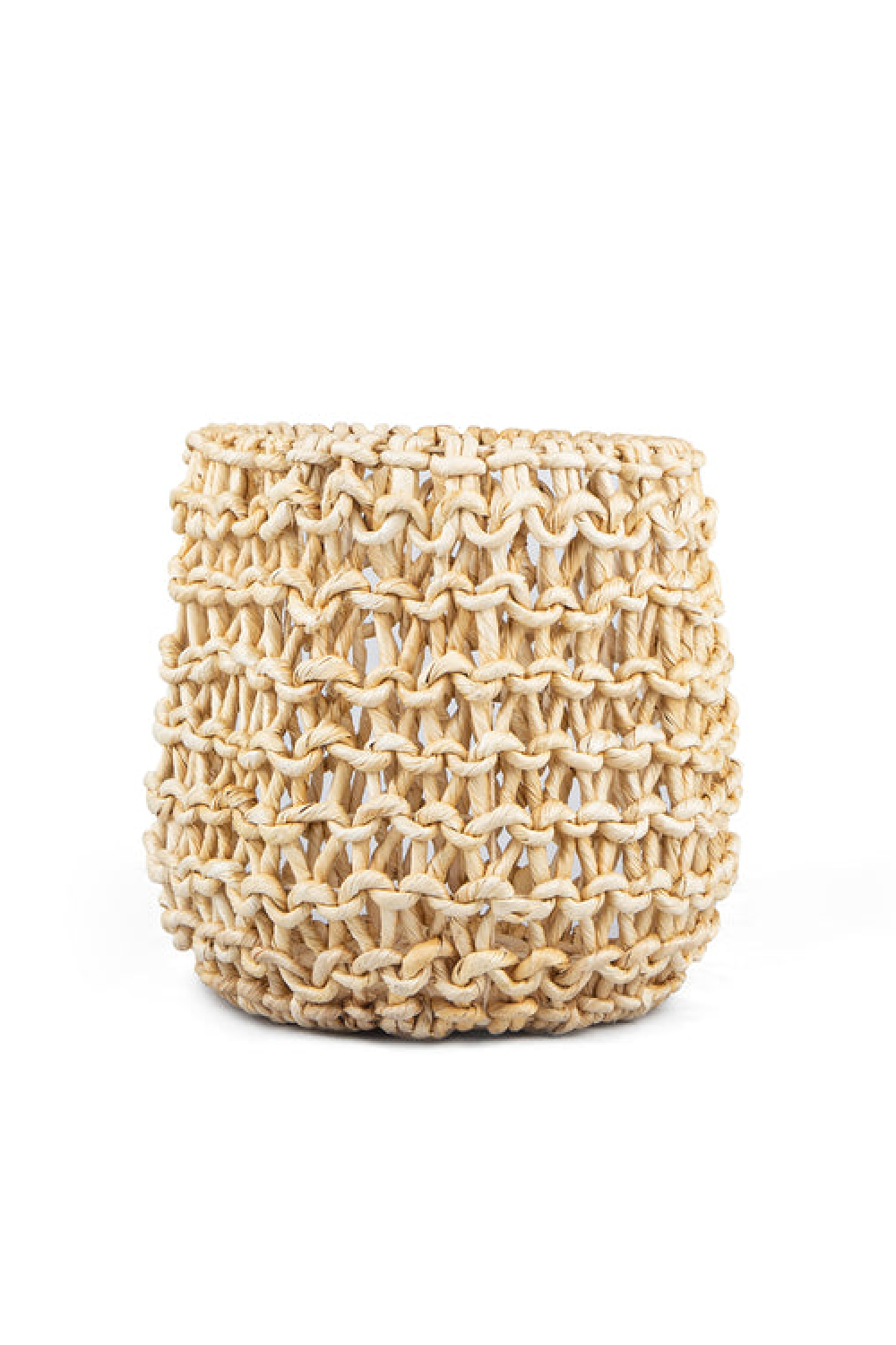Round Interlaced Abaca Basket | dBodhi Banda | OROA.com