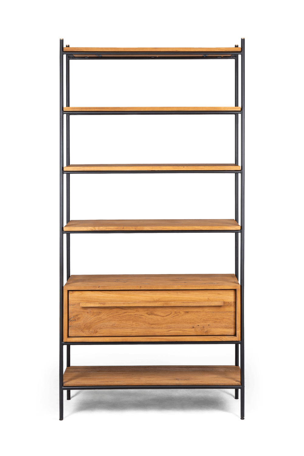 Teak Wood 1-Drawer Open Cabinet | dBodhi Outline | OROA.com