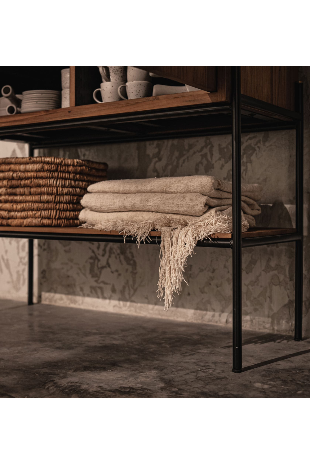 Farmhouse Style Dresser With Undershelf | dBodhi Outline | OROA.com