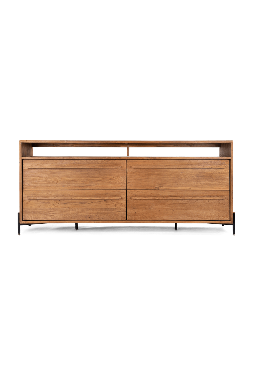 Natural Teak 4-Drawer Dresser | dBodhi Outline | OROA
