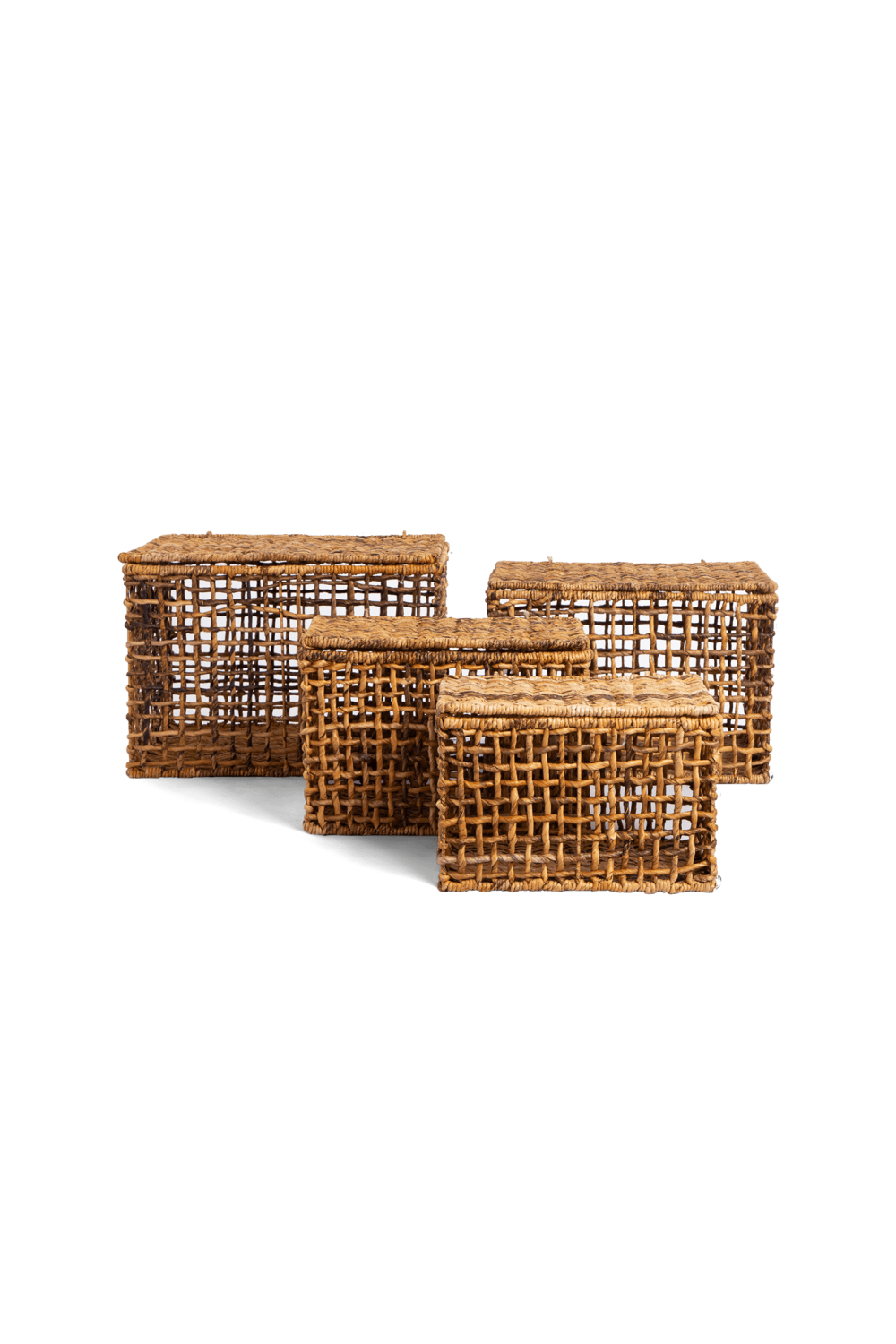 Rectangular Modern Weave Basket Set (4) | dBodhi Rinjani | OROA.com