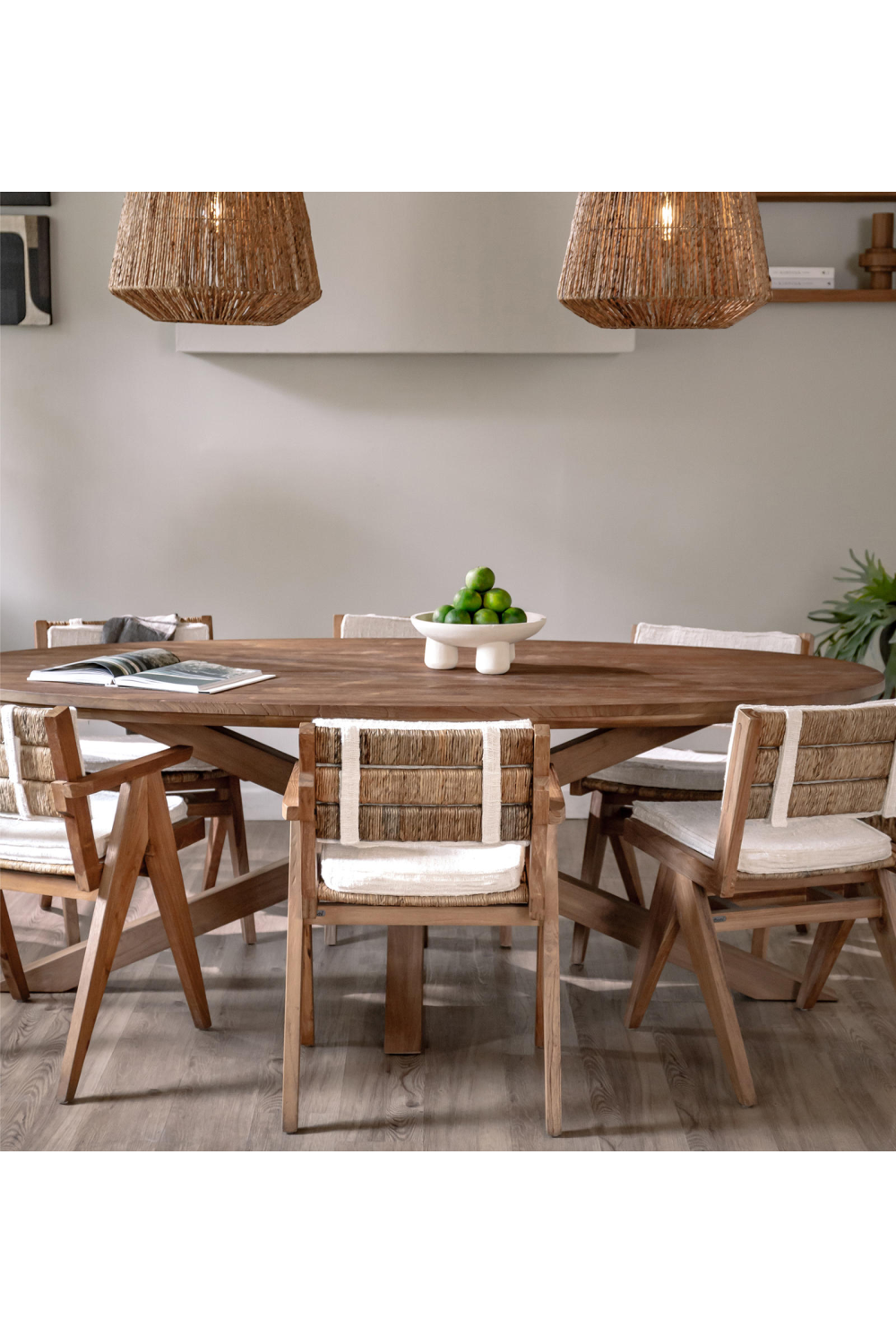Oval Teak Dining Table | dBodhi Xono | OROA.com