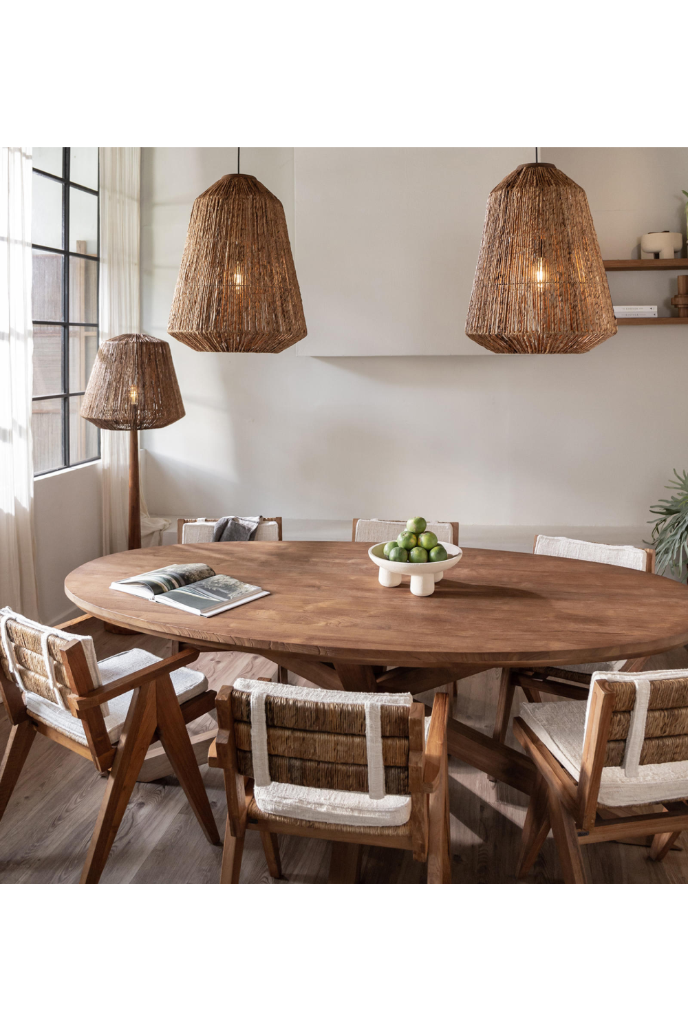 Oval Teak Dining Table | dBodhi Xono | OROA.com