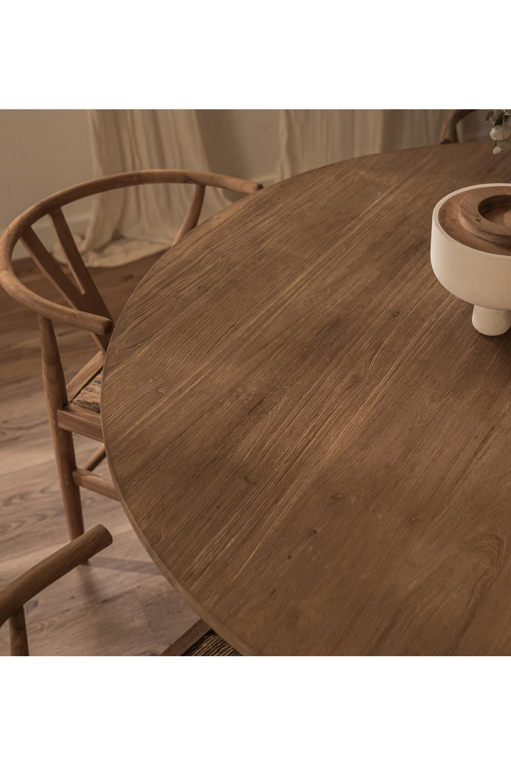 Solid Teak Round Dining Table | dBodhi Xono | OROA.com