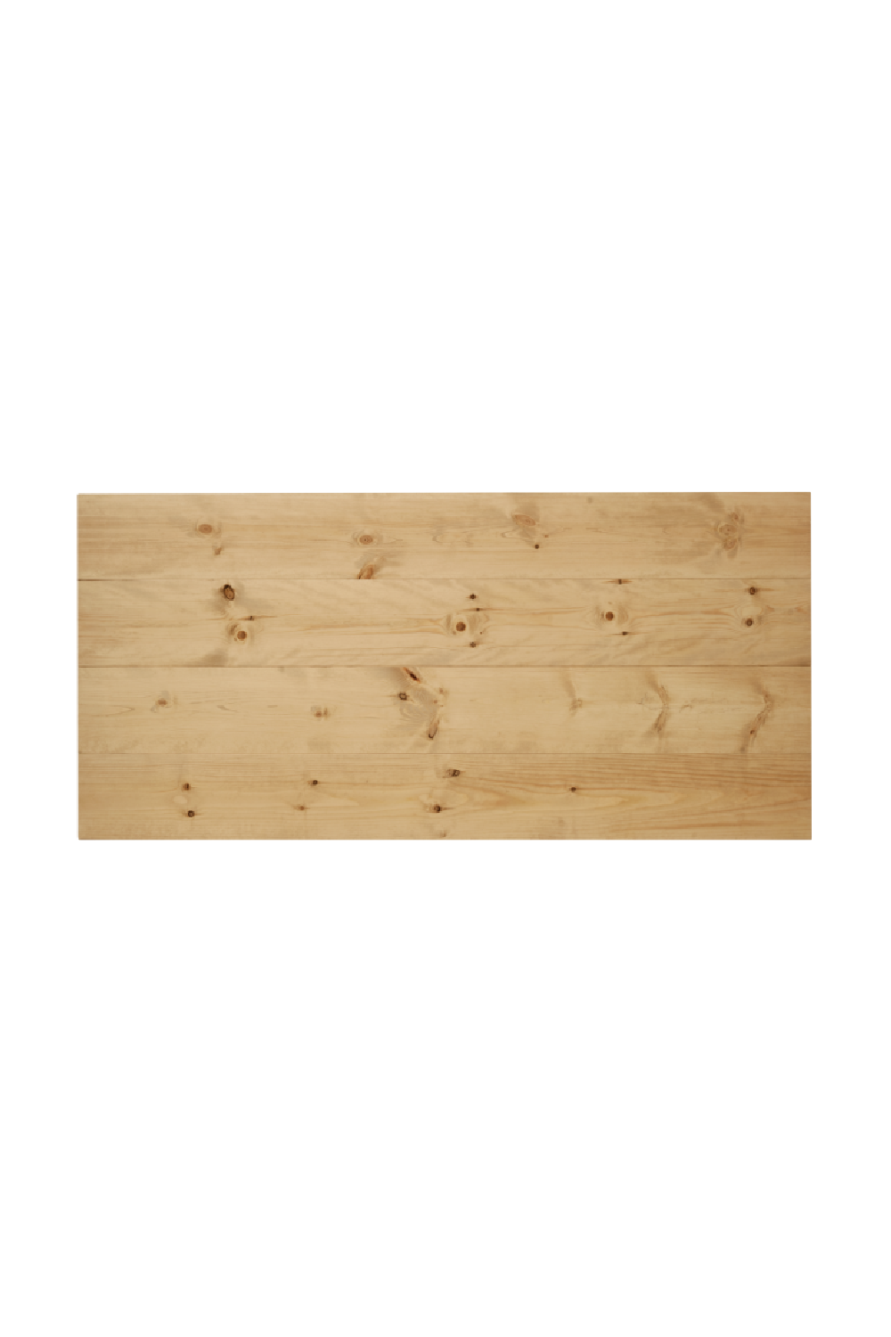 Straight-Cut Pine Wood Headboard | Decowood Flanders | Oroa.com