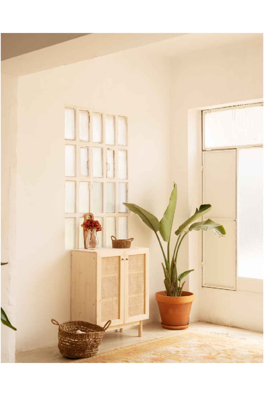 Rattan 2-Door Sideboard | Decowood Frida | Oroa.com