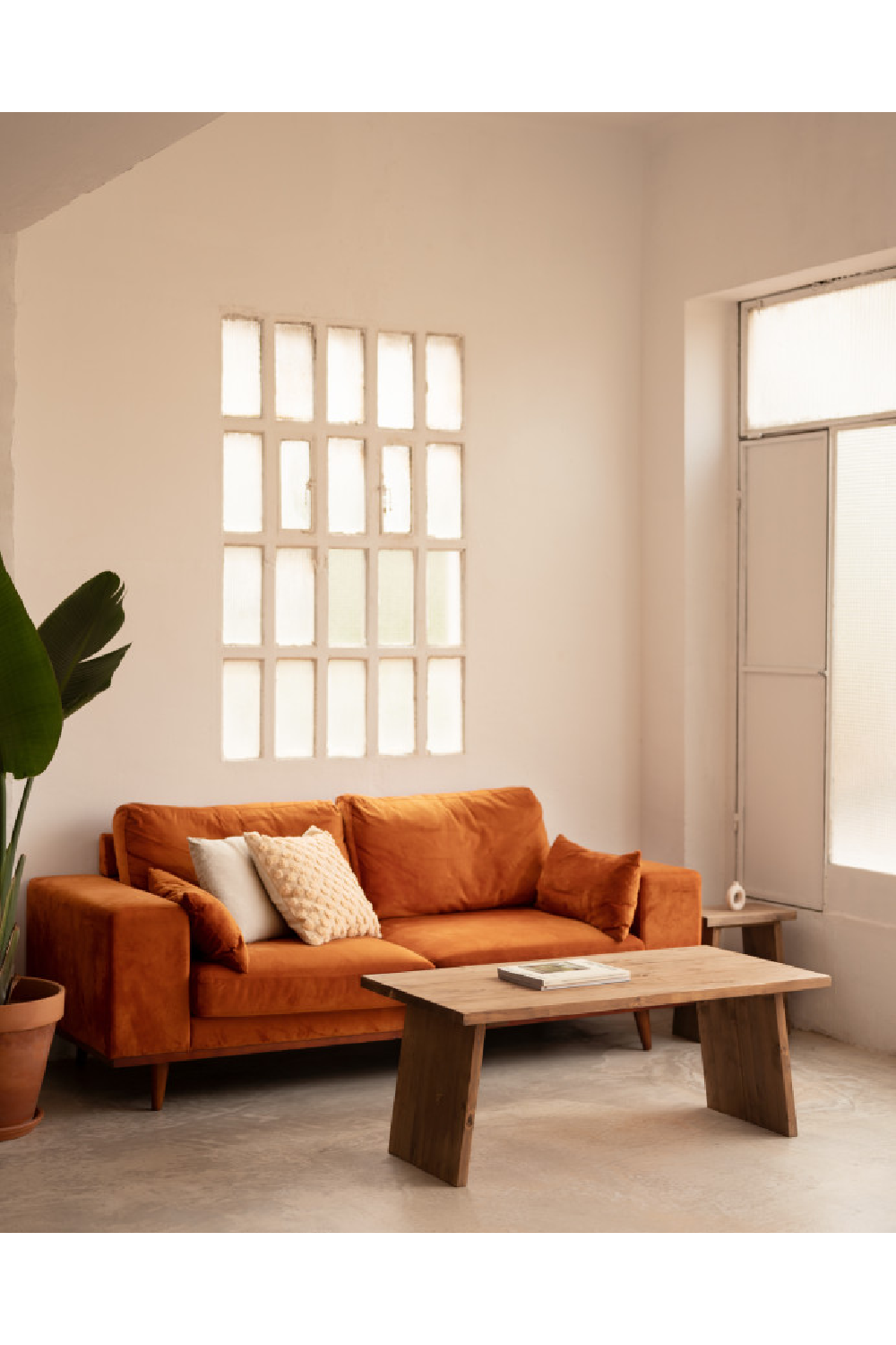 Pine Wood Coffee Table | Decowood Frida II | Oroa.com