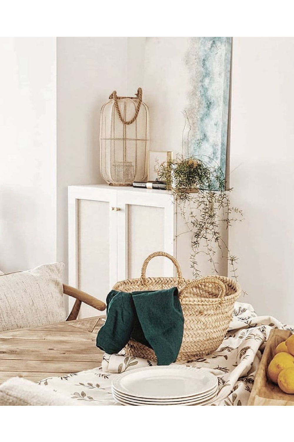 Fabric 2-Door Sideboard | Decowood Linen | Oroa.com