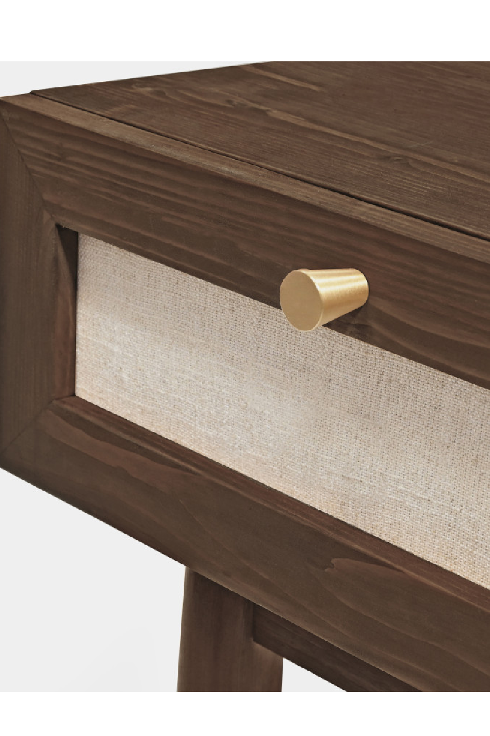 Fabric 1-Drawer Bedside Tables (2) | Decowood Linen | Oroa.com