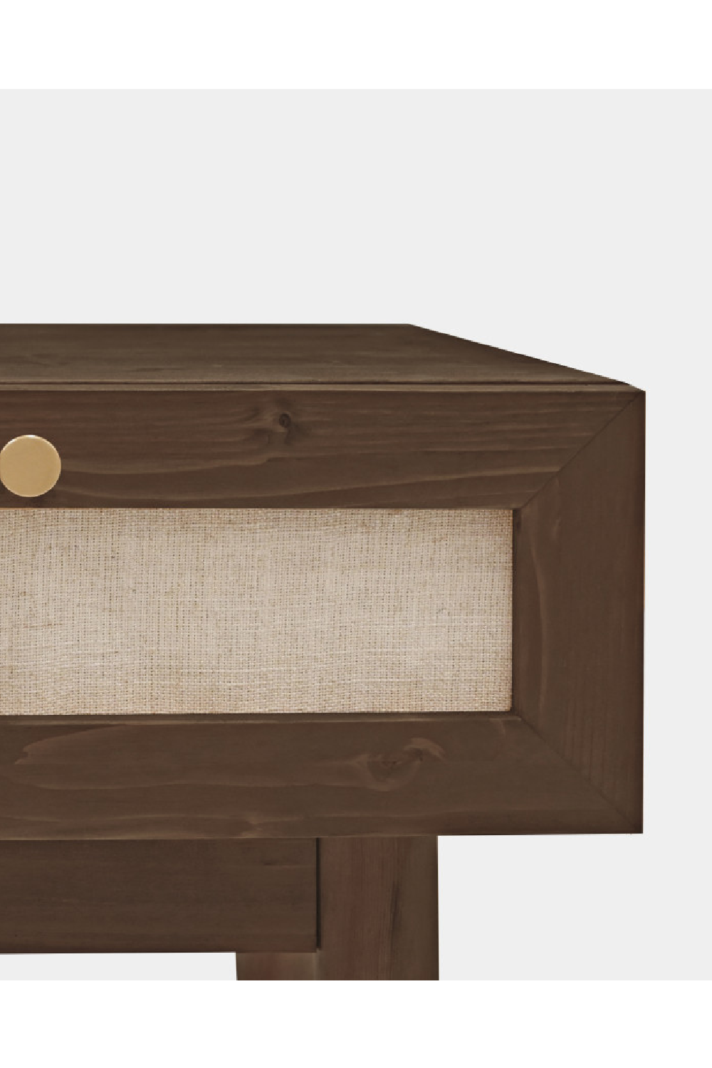 Fabric 1-Drawer Bedside Table | Decawood Linen | Oroa.com