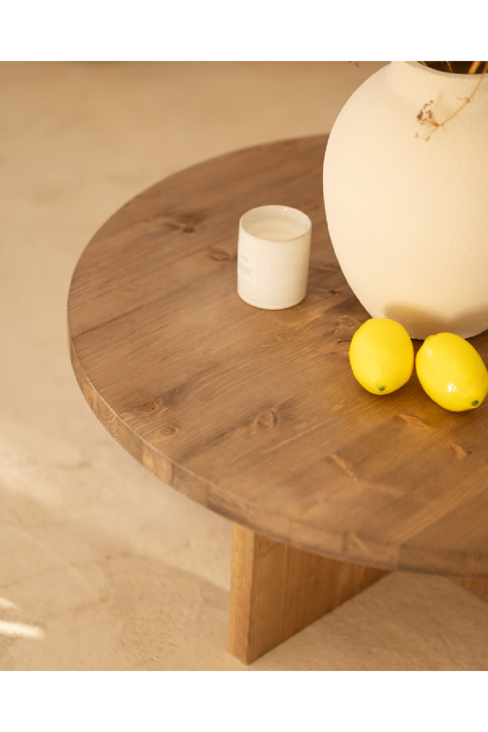 Round Coffee Table | Decowood Tokyo | Oroa.com