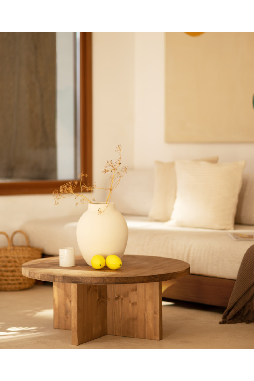 Round Coffee Table | Decowood Tokyo | Oroa.com