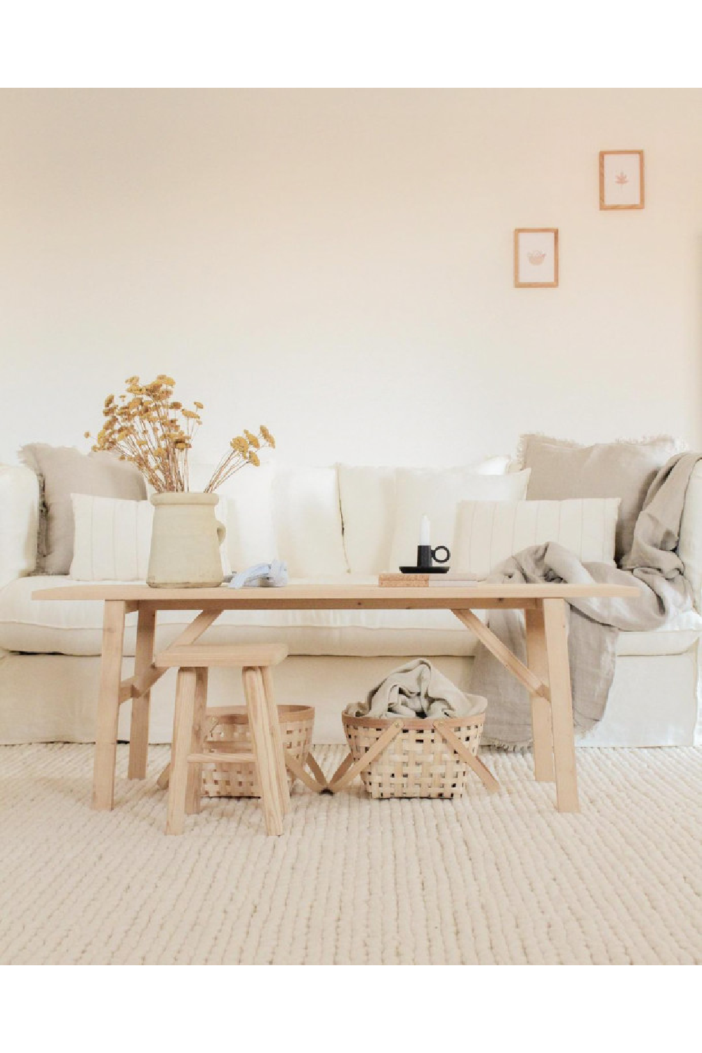 Scandinavian Wooden Coffee Table | Decowood Siep | OROA.com