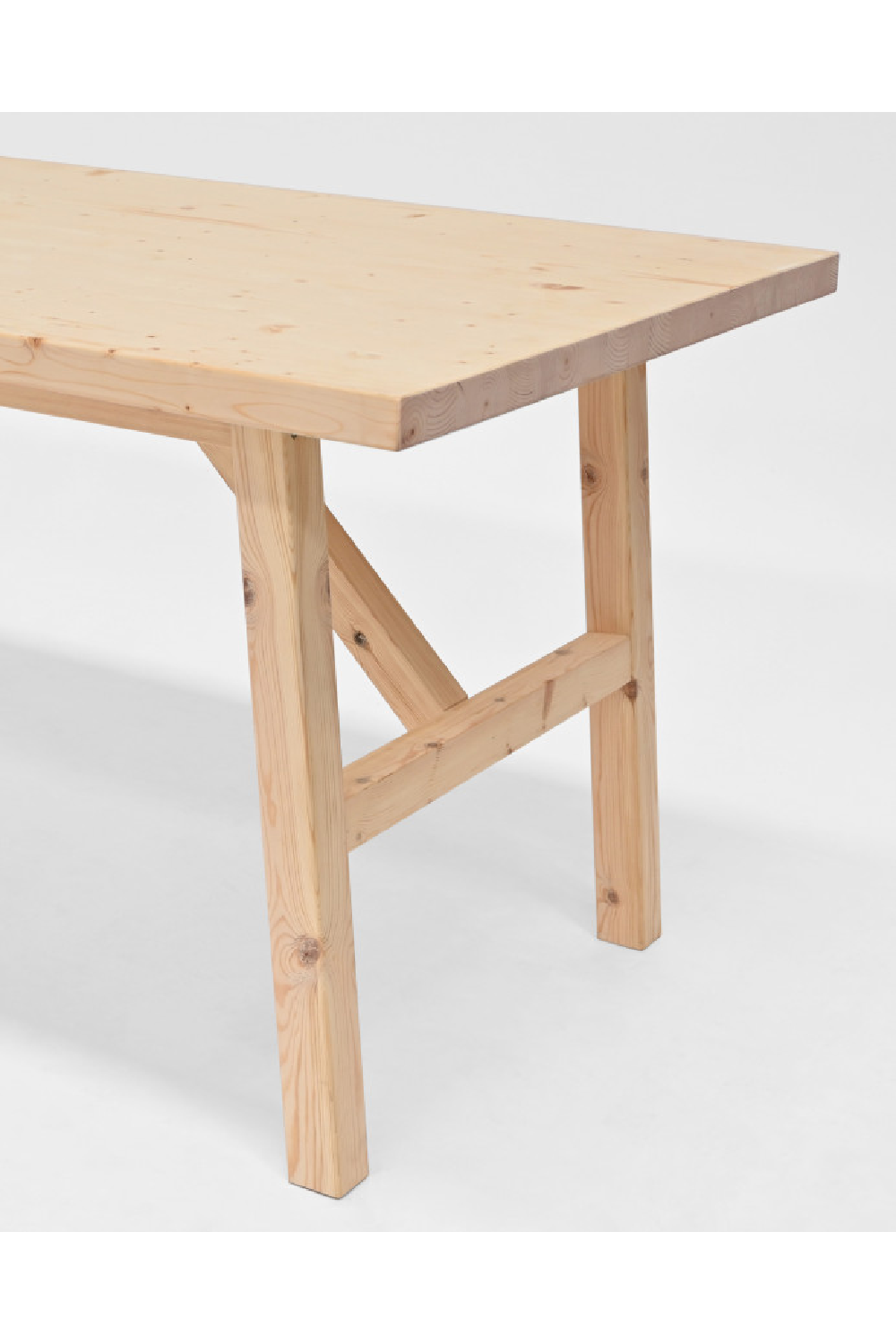 Scandinavian Wooden Dining Table | Decowood Siep | OROA.com