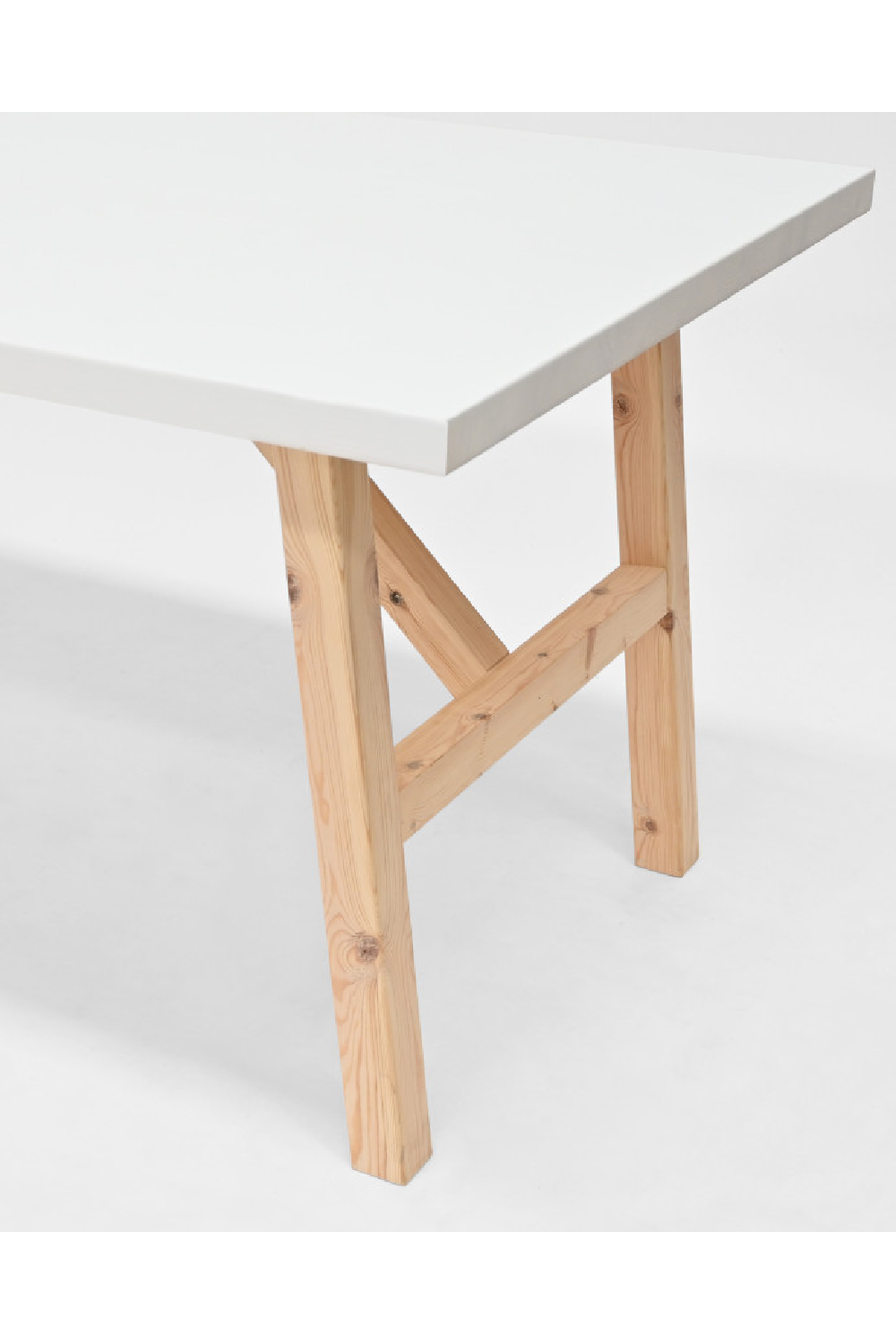 Scandinavian Wooden Dining Table | Decowood Siep | OROA.com