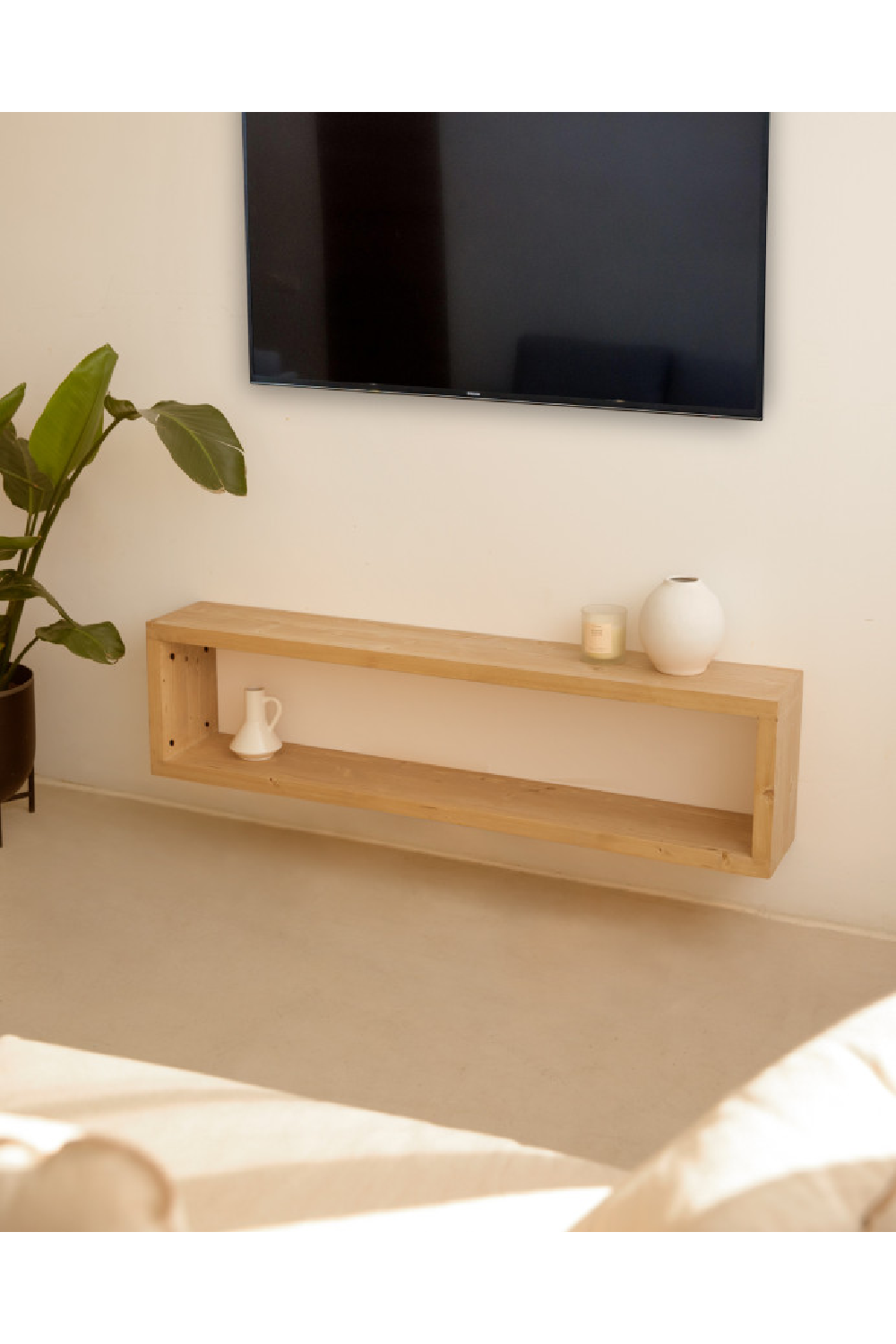 Minimalist Wood TV Stand | Decowood Denver | Oroa.com