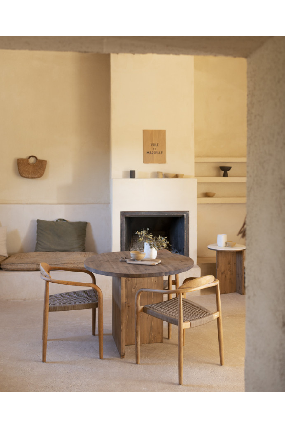 Asymmetrical Oval Coffee Table | Decowood Mur | Oroa.com