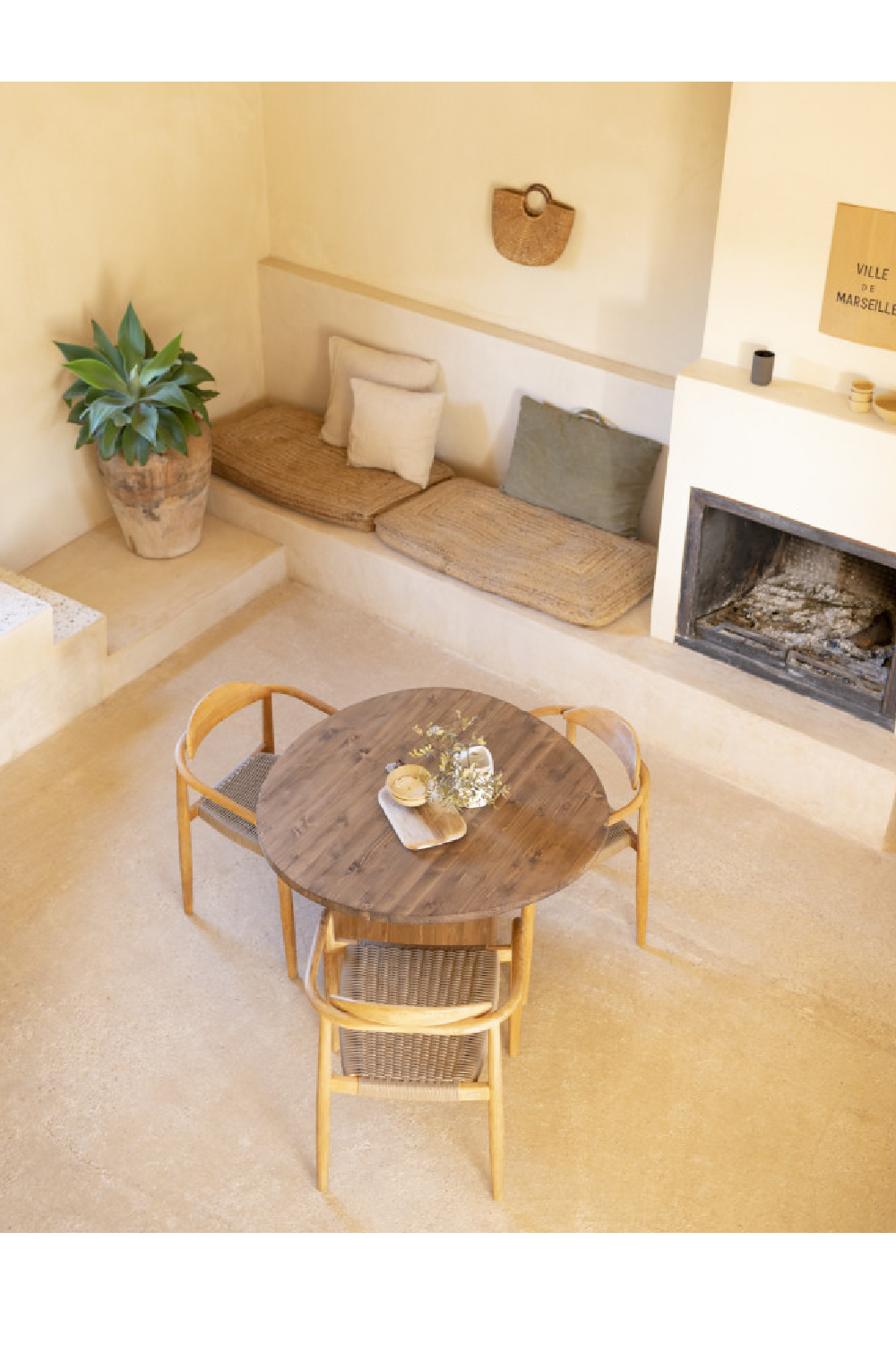 Asymmetrical Oval Coffee Table | Decowood Mur | Oroa.com