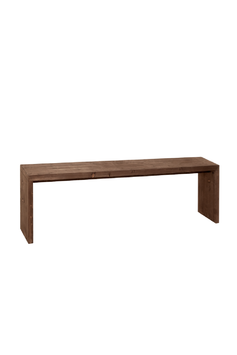 Angular Solid Wood Bench | Decowood Telva | OROA.com