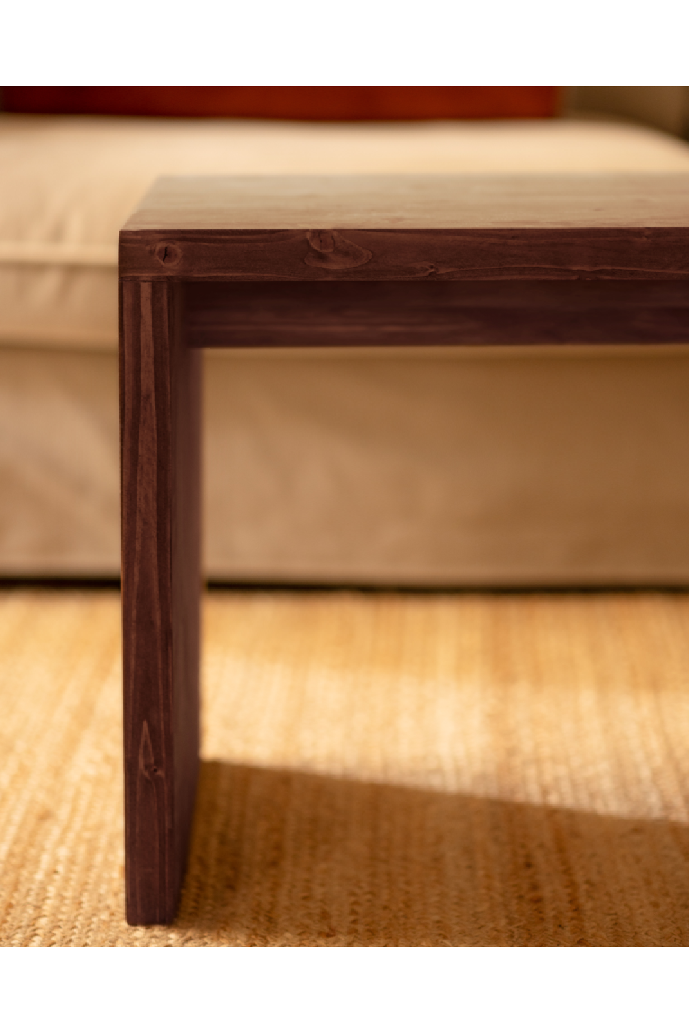 Angular Solid Wood Coffee Table | Decowood Telva | Oroa.com