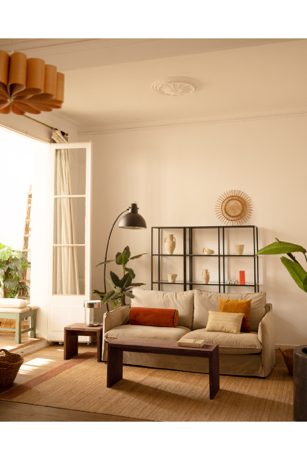 Angular Solid Wood Coffee Table | Decowood Telva | Oroa.com