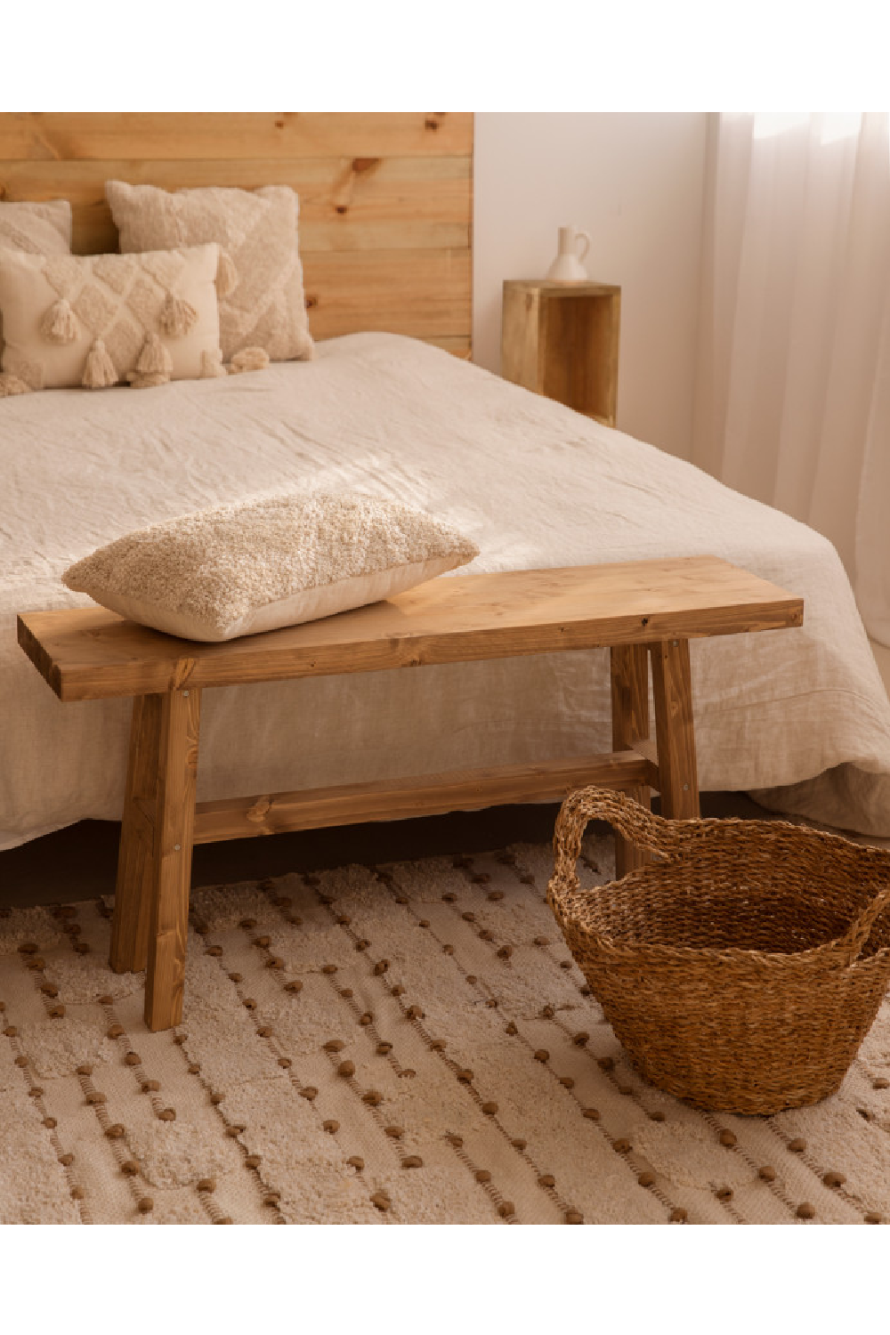 Classic Wooden Bench | Decowood Batan | Oroa.com