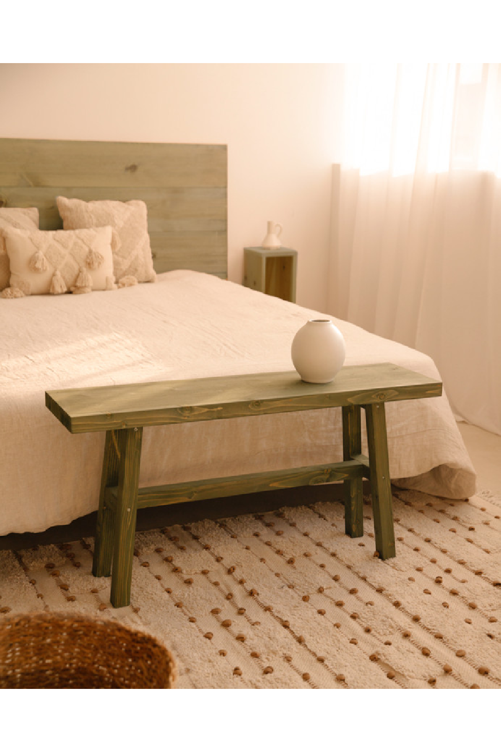 Classic Wooden Bench | Decowood Batan | Oroa.com