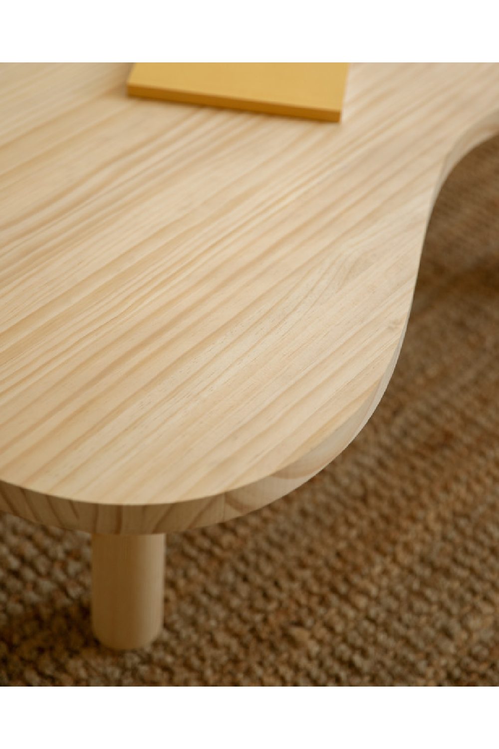 Curved Wooden Coffee Table | Decowood Gina | Oroa.com