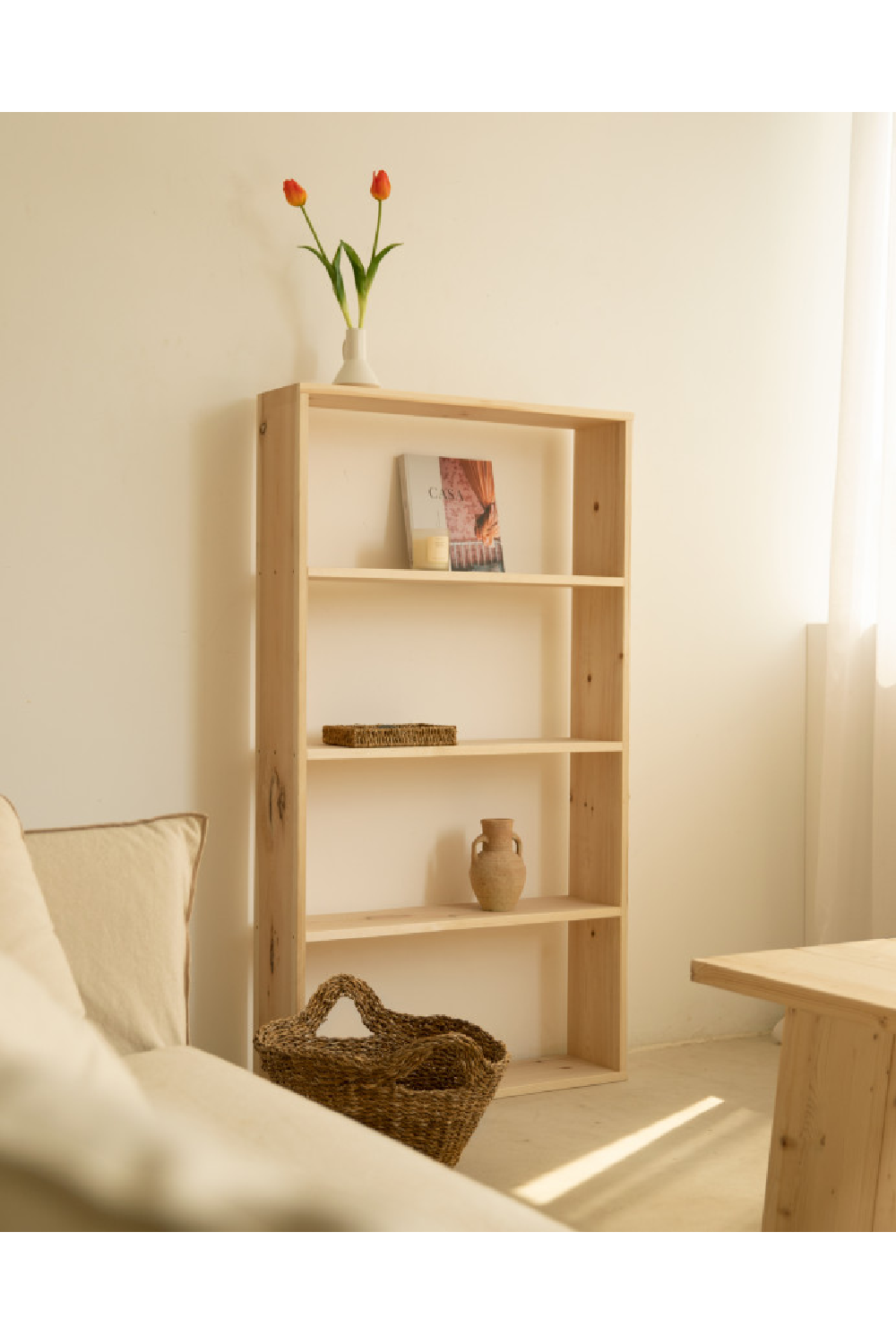 Spruce Wood Nordic Shelf | Decowood Saura | OROA.com