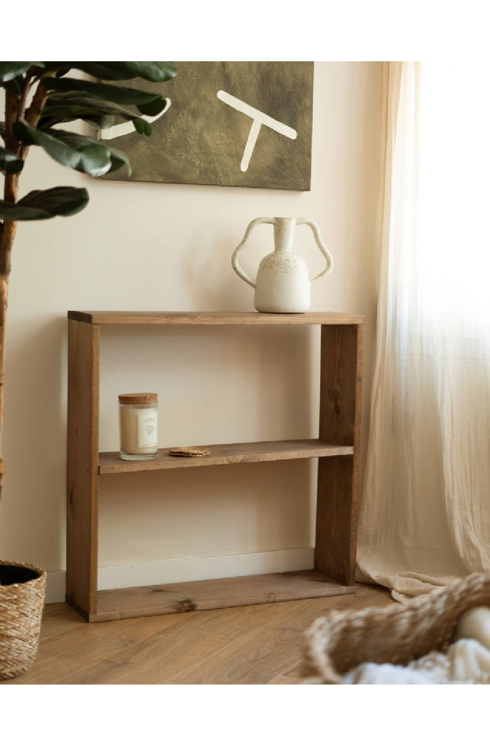 Spruce Wood Nordic Shelf | Decowood Saura | OROA.com