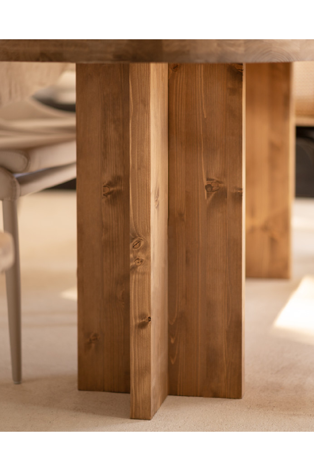 Oval Dining Table and Bench Set | Decowood Tokyo | Oroa.com