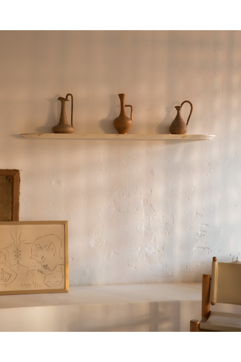 Solid Wood Floating Shelves (2) | Decowood Bloom | Oroa.com