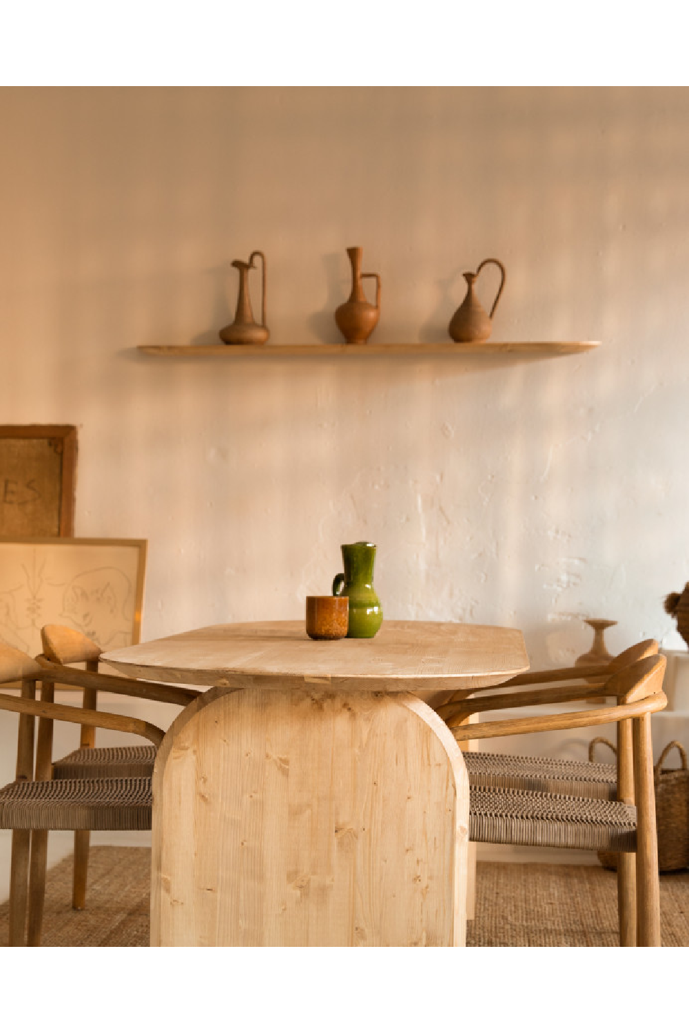 Solid Wood Floating Shelves (2) | Decowood Bloom | Oroa.com