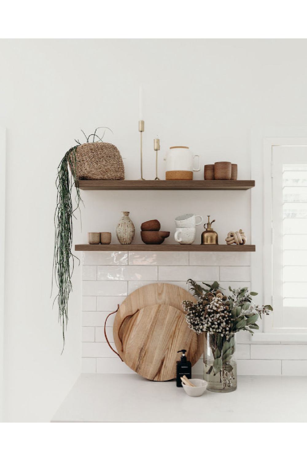 Solid Wood Floating Shelves (2) | Decowood Melva | Oroa.com