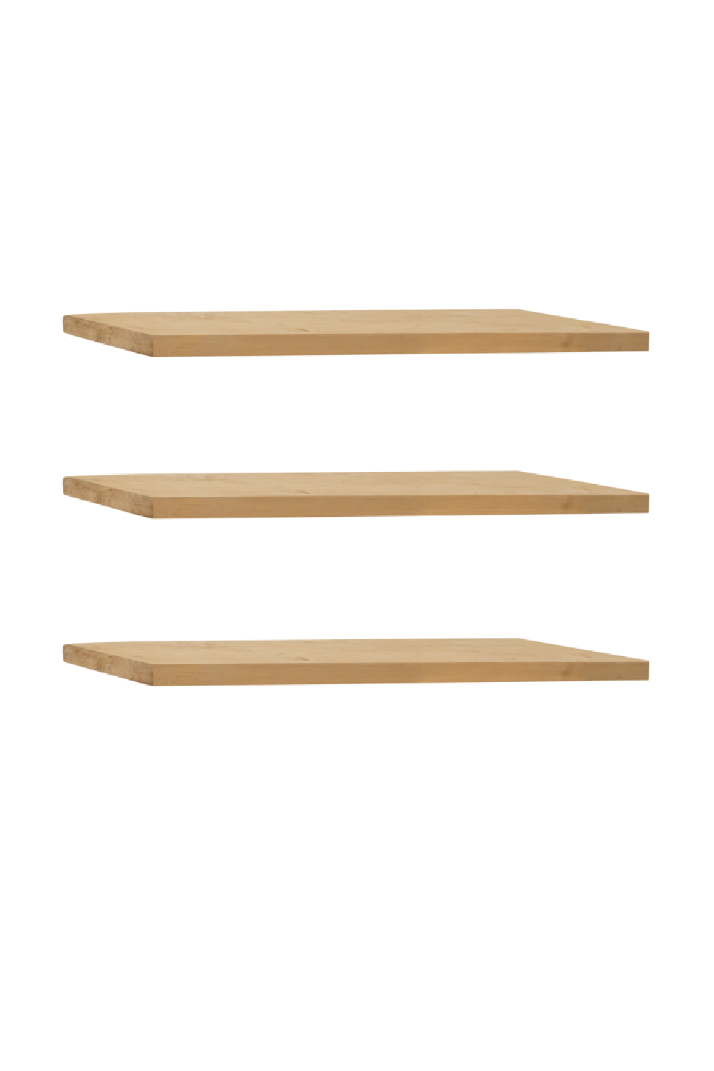Solid Wood Floating Shelves (3) | Decowood Melva | Oroa.com