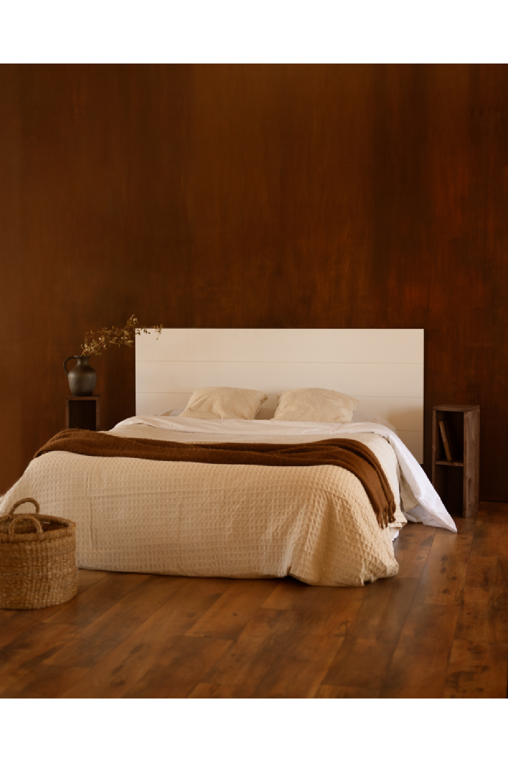 Grooved Wooden Headboard | Decowood Bosco | Oroa.com