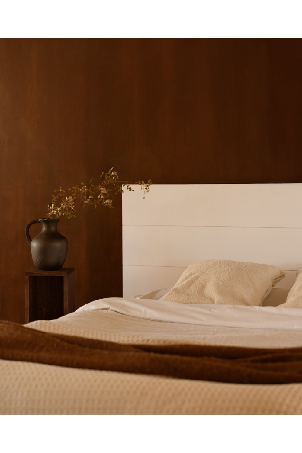Grooved Wooden Headboard | Decowood Bosco | Oroa.com