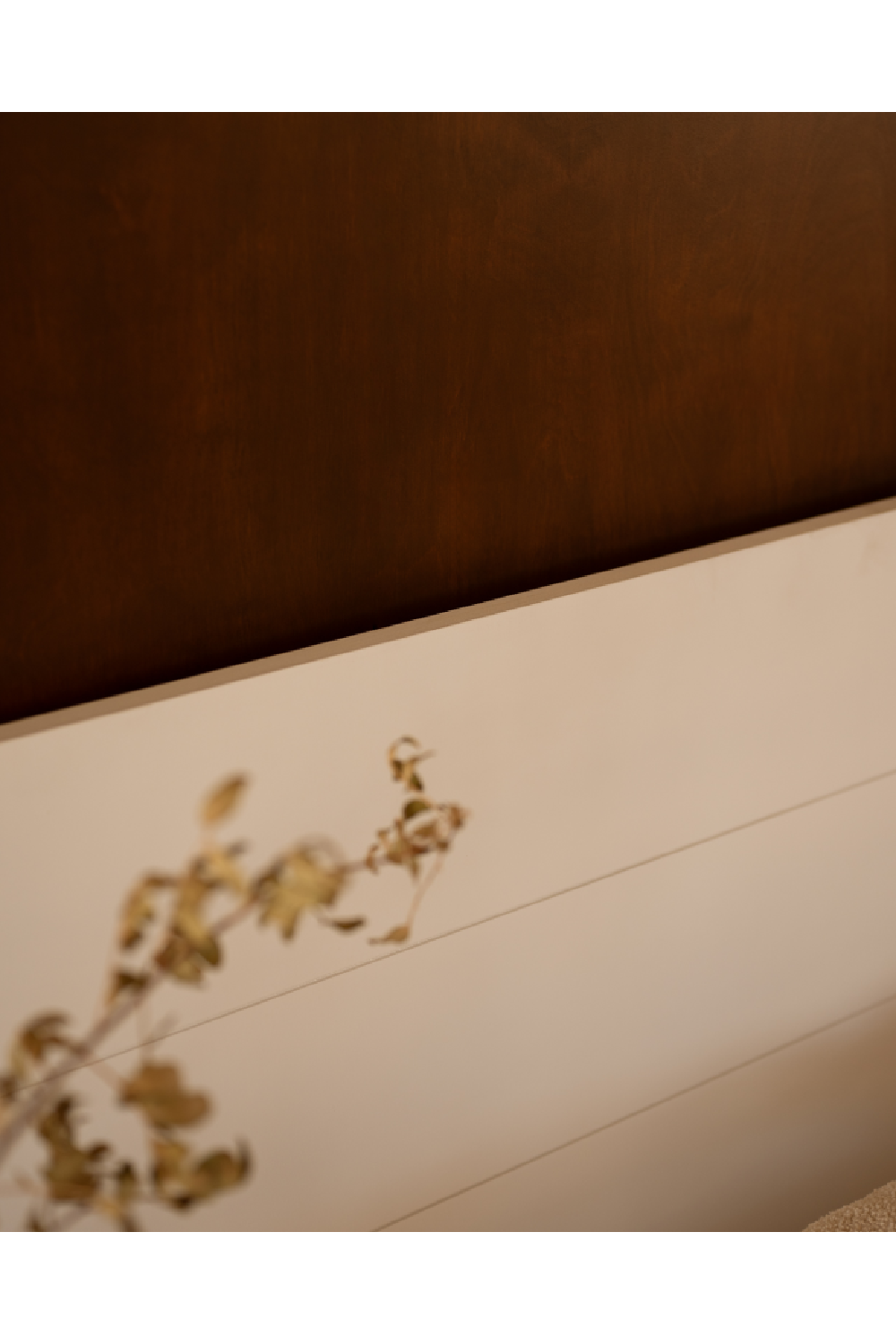 Grooved Wooden Headboard | Decowood Bosco | Oroa.com