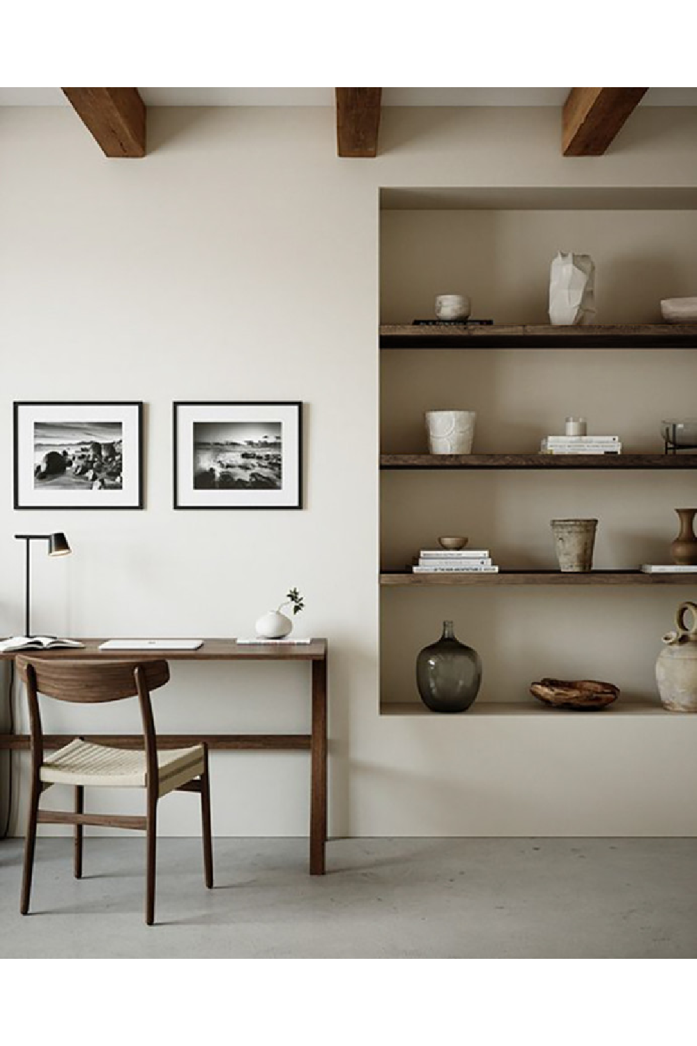 Solid Wood Floating Shelf | Decowood Melva | Oroa.com