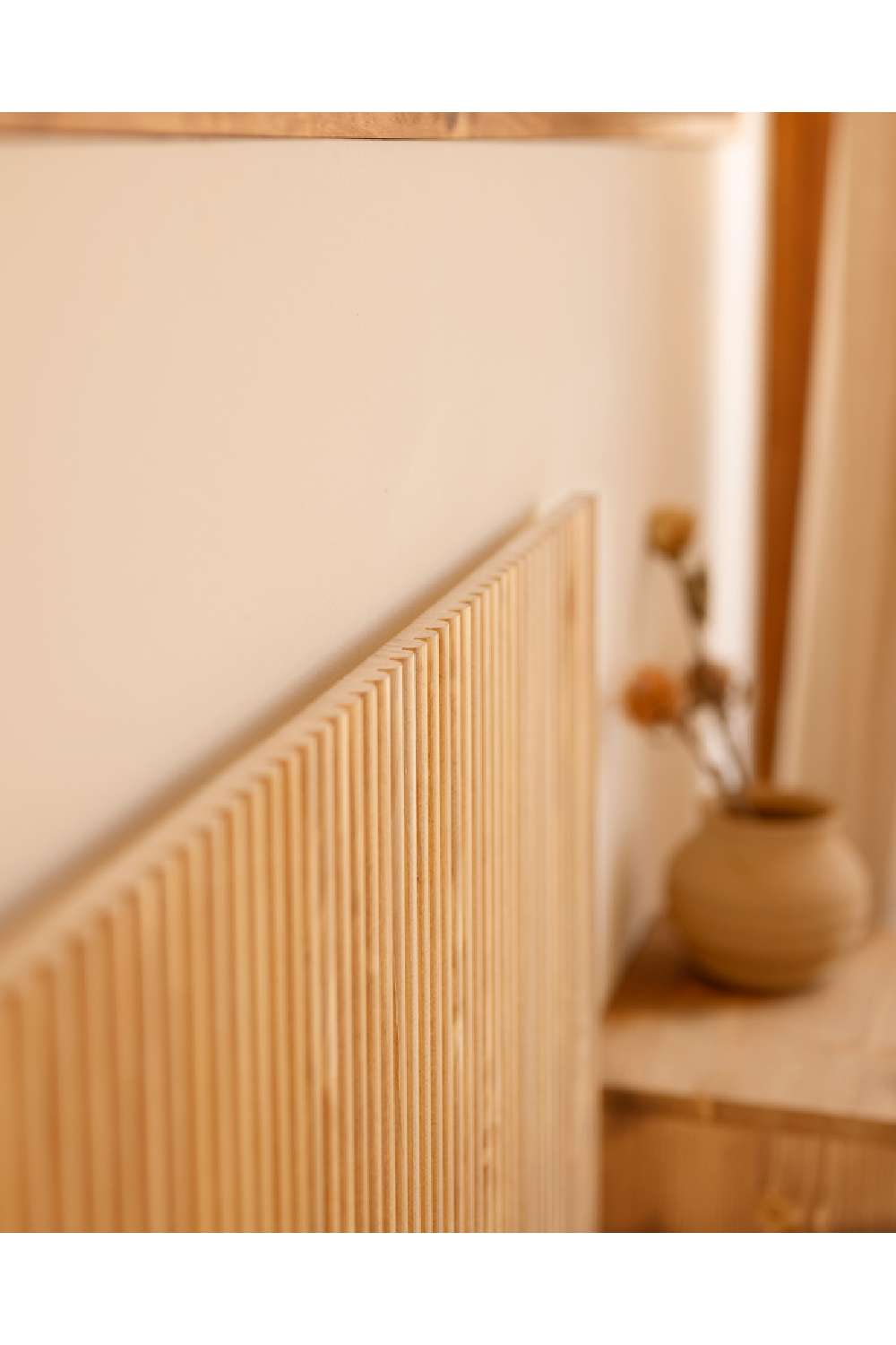 Fluted Wood Headboard | Decowood Bali | Oroa.com