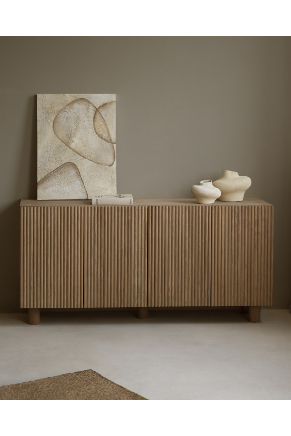Fluted Wood Sideboard | Decowood Bali | Oroa.com